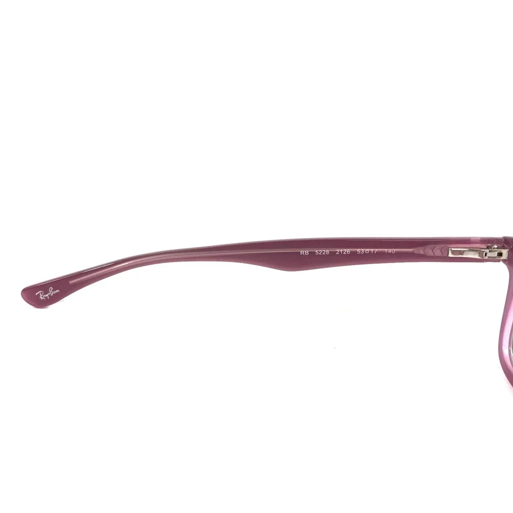 Ray-Ban Eyeglasses Frames RB5228 2126 Brown Pink Rectangle Full Rim 53-17-140